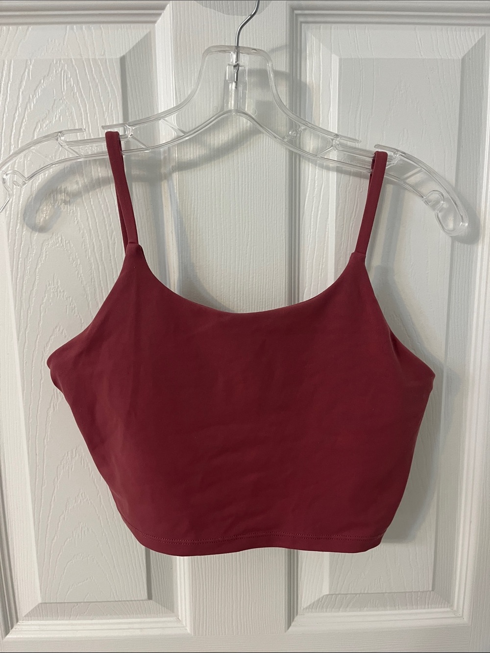 Simple Spaghetti Strap Crop Tank
